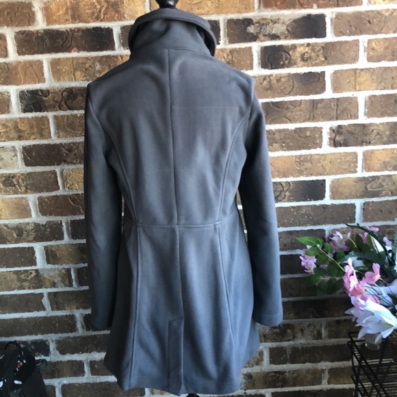 ATHLETA Gray Switchback Pea Coat - Picture 5 of 11